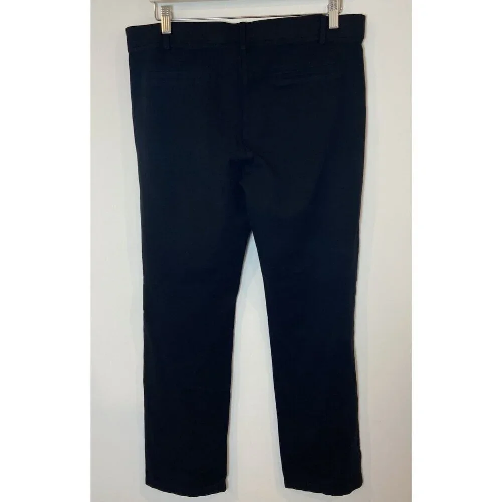 Betabrand Pants Pull On Straight Leg Dress Yoga Black XL Petite